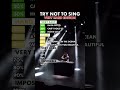 Try Not To Sing