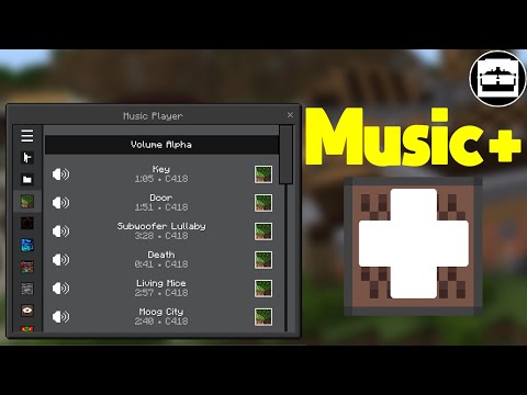 Best MUSIC PLAYER Addon for Minecraft Bedrock (MUSIC+)