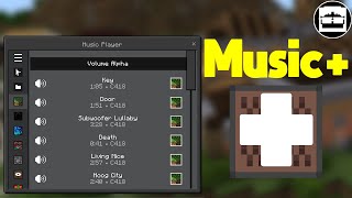 Best MUSIC PLAYER Addon for Minecraft Bedrock (MUSIC+)