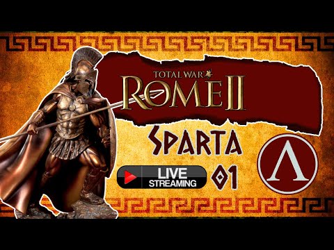 Spartan Empire's Mod Stream Campaign! | Total War Rome 2 Sparta Empire Mod part 1