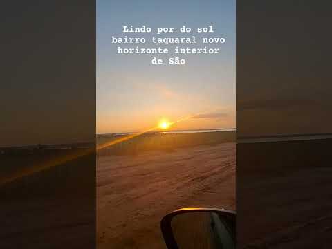 lindo por do sol bairro taquaral novo horizonte interior de São Paulo #papodefamilia #shorts #viral