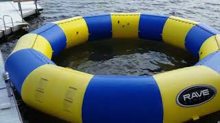 How to clean your RAVE Sports Water Trampoline with Speed Clean