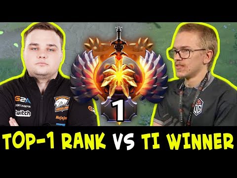 TOP-1 Rank vs TI8 winner mid — Noone 7.20 META pick vs Topson 7.19 CANCER