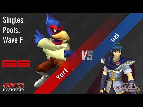 Genesis 6 - Yort (Falco) vs. uzi (Marth) - SSBM - Singles Pools