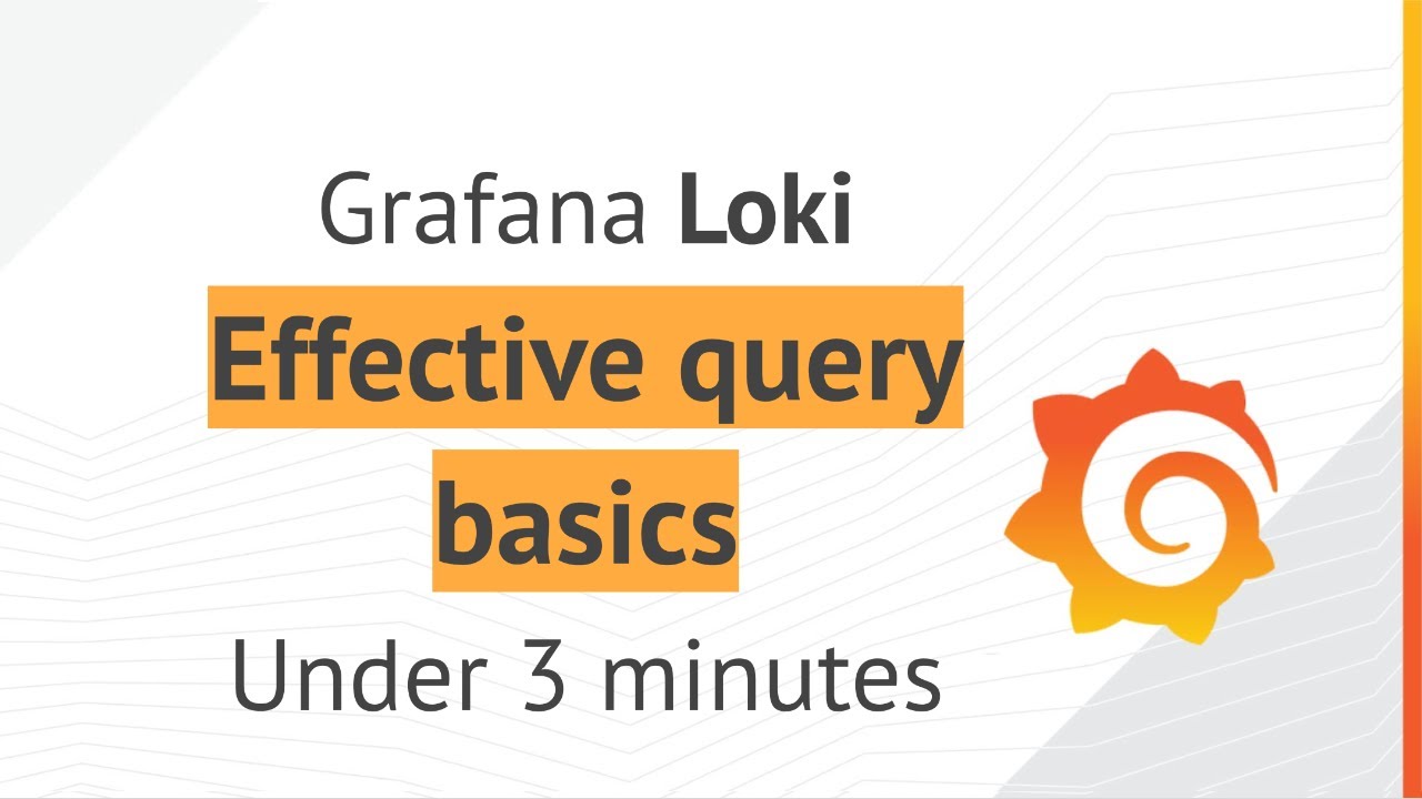 Effective troubleshooting with Grafana Loki - Query basics
