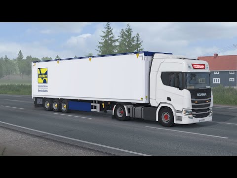 [ETS2 1.37 open beta] Euro Truck Simulator 2 - Scania R NextGeneration - Trailer CF-200 Kraker