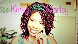 Kinky Twist Hair vs. Marley Twist Hair | TEEDAY6