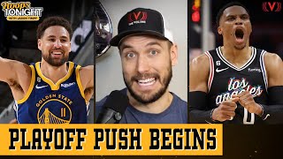 Klay Thompson drops 42 in Warriors win, Russell Westbrook&#39;s Clippers debut | Hoops Tonight