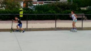 Carrera de patines