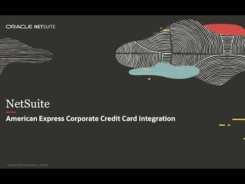 NetSuite Amex Corporate Card Integration