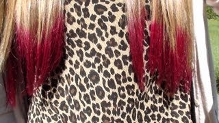 How To Dip Dye The Ends of Your Hair Pink!