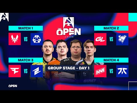 BLAST Premier Open London, Day 1 - Vitality vs M80, GL vs VP, FaZe vs ECSTATIC, NAVI vs Fnatic