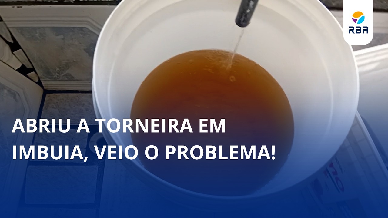 Abriu a torneira em Imbuia, veio o problema!
