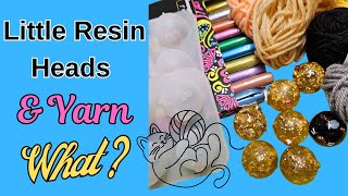 #217 Little Resin Heads & Yarn Make Cute Key Chains. What? @bondcraftor #bondcraftor