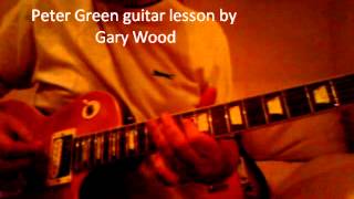 It Hurts Me Too - Peter Green guitar lesson