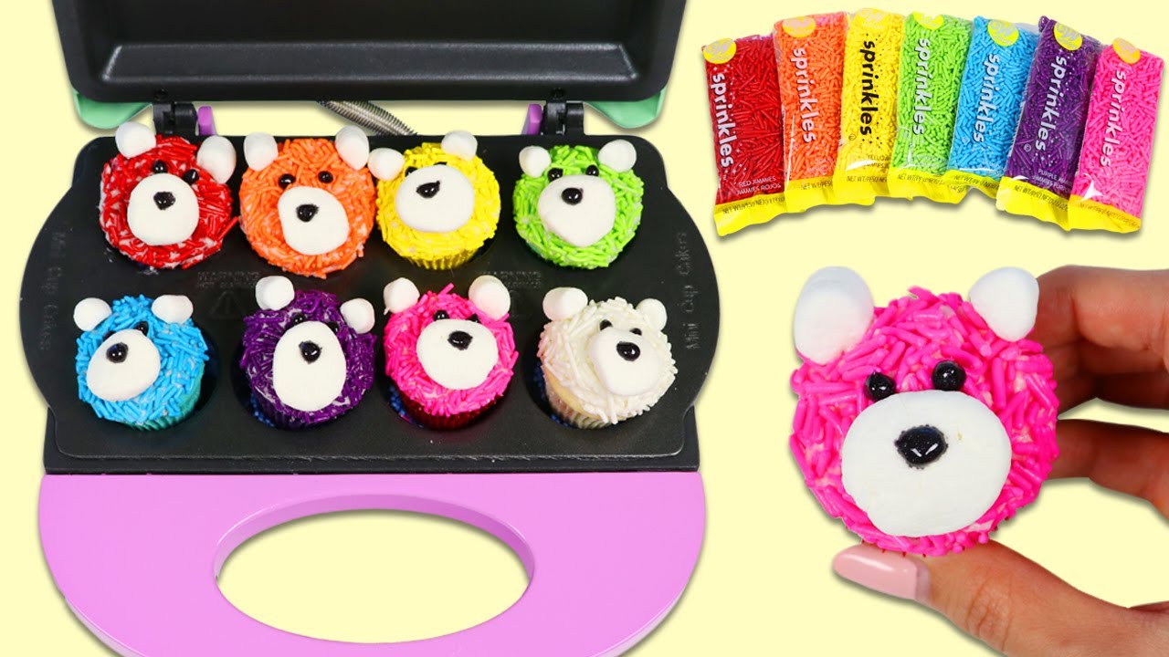 How to Make Rainbow Bear Cupcakes!