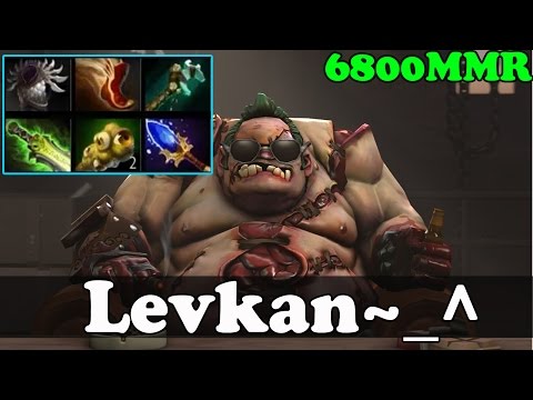 Levkan~_^ 6800 MMR Plays Pudge Vol 15 - Dota 2