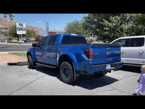 Supercharged Raptor Test drive! 2014 Blue Flame Roush
