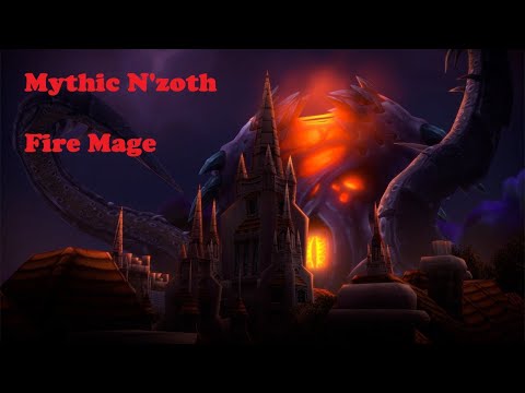 Mythic Nzoth 100k DPS Fire Mage PoV