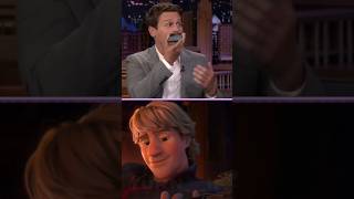 Behind the Voice: SINGING Kristoff (Jonathan Groff) #shorts #cartoon #actor