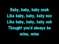 Baby Justin Bieber Lyrics 