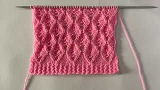 Beautiful Laced Knitting Stitch Pattern For Ladies Cardigans