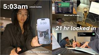 5:00AM, 21 hrs awake... a study vlog | immunology student, fixing my s
