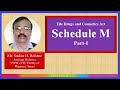 GPAT Schedule M Part I D C Act