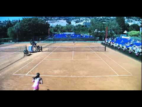 Benamar (FRA) - Criveletto (SUI) 6/4 7/5 (Part. 1/4) - ITF Beaulieu 2015 Junior W, Tour 1