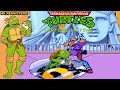 TMNT Turtles In Time Michelangelo Longplay Arcade 4K Remastered 60FPS