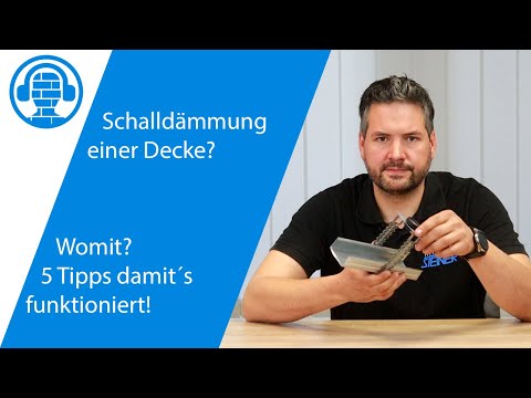 Schalldämmung einer Decke - 5 Tipps damit es wirklich funktioniert