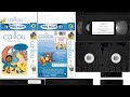 Caillou Caillou At Play 2004 VHS USA Demo Promotional Screener Version VHS Tape Rip