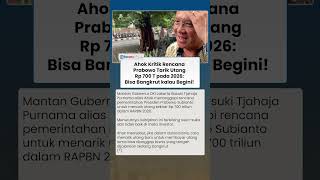 Ahok Sentil Prabowo! Kritik Utang Rp700 Triliun: Gali Lubang Tutup Lubang, Bisa Bangkrut!