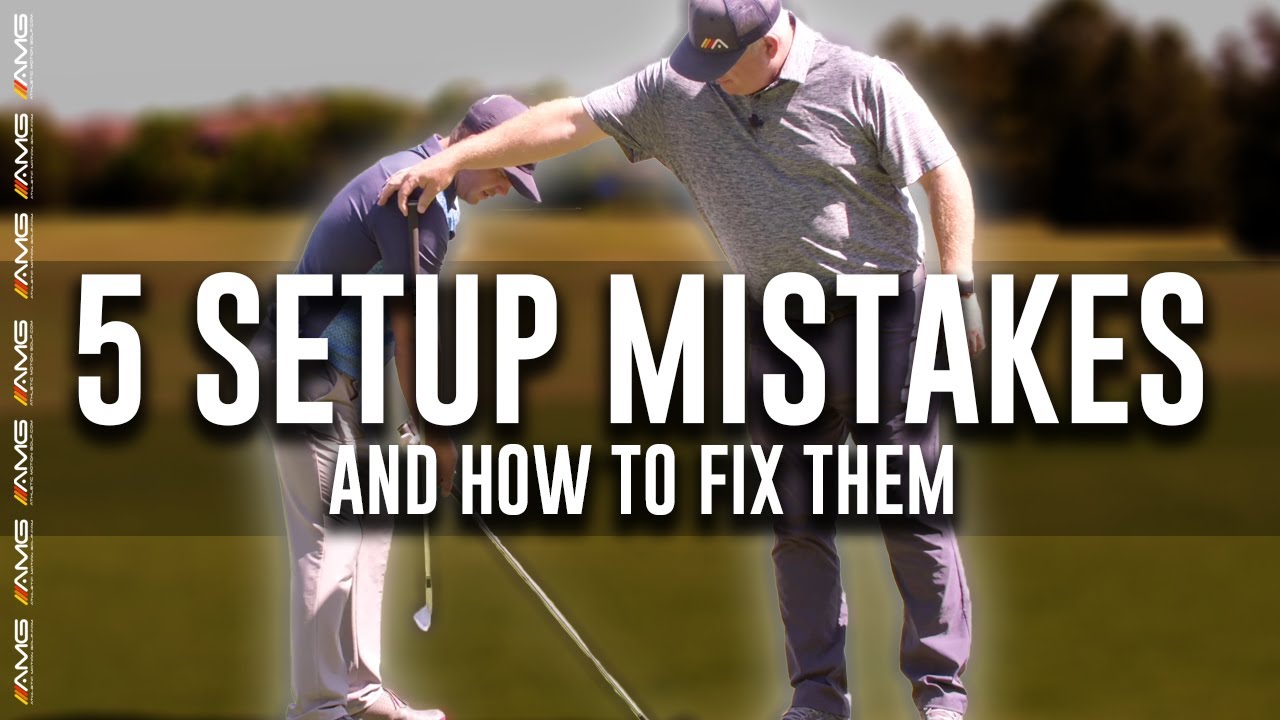 Golf instruction video showing over the top swing correction