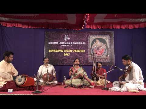 Raga Chandrajyothi, Shashivadana - Tyagaraja - Adi - Dr Padma Sugavanam SRLKM Bengaluru Jan2017