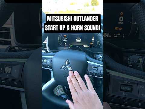 2025 MITSUBISHI OUTLANDER START UP & HORN SOUND! #hornsound #catchingcars #startup #mitsubishi