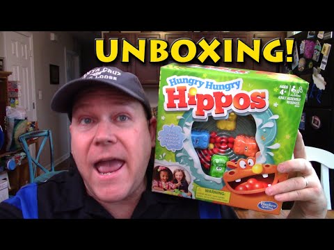 Hungry Hungry Hippos (modern) - Unboxing and Review - Dandy Fun House episode 27