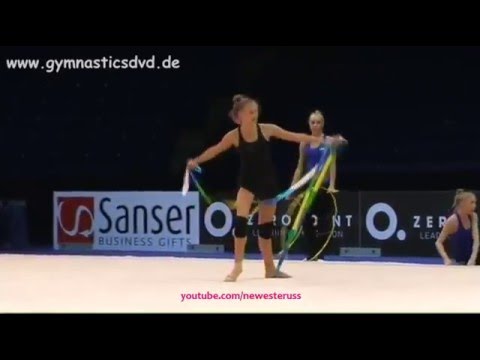 Aleksandra Soldatova Ribbon 2 Training - WC Espoo 2016