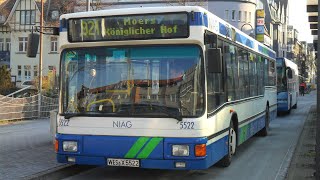 preview picture of video '[Sound] Bus MAN NL 222 (Wagennr. 5522) der Niederrheinische Verkehrsbetriebe AG, Moers (Kreis Wesel)'