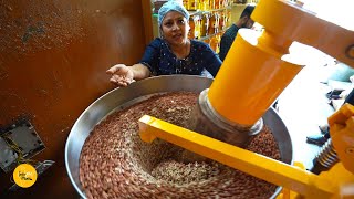 Nashik Lady Making 100% Organic Peanut Oil ₹300 per litre l Nashik Street Food