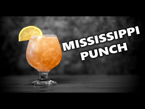 How To Make The Mississippi Punch Cocktail | Booze ON The Rocks