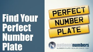 Find Your Perfect Number Plate