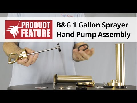  B&G Sprayer Hand Pump Assembly Video 