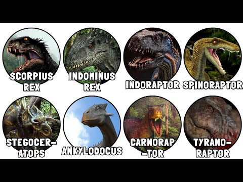 Every HYBRID Dinosaur in Jurassic Park EXPLAINED in Detail