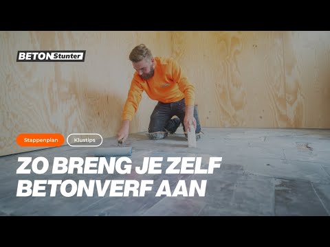 Betonverf aanbrengen | Stappenplan | DIY | Betonstunter