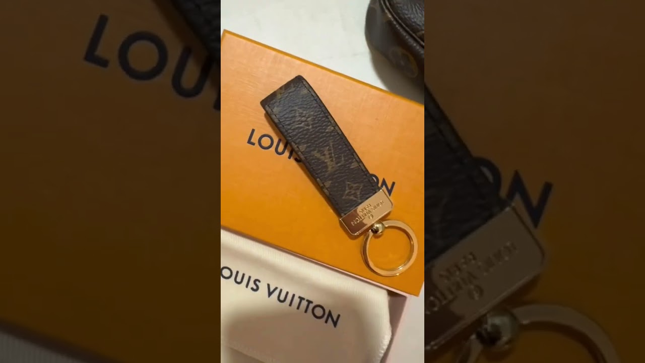 Louis Vuitton Monogram Dragonne Key Holder Unboxing #louisvuitton #luxuryunboxing #fashionshorts
