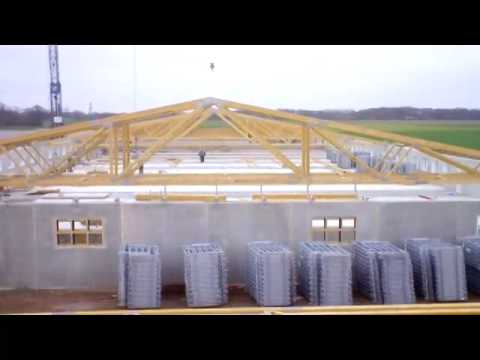 WEDA Komplettstallbau im Zeitraffer_Complete House (time lapse)