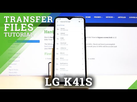 How to Transfer Files in LG K41s – Move Data