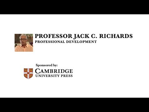 Professor Jack C. Richards - Professional Development