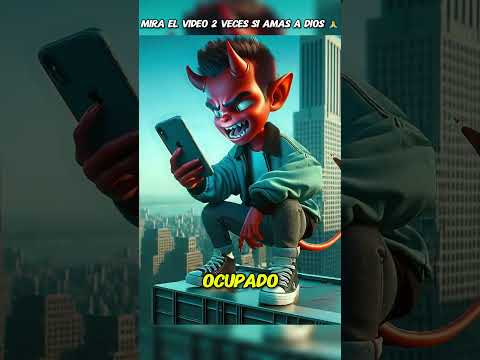 Jesus is about to fall and needs help from the devil.